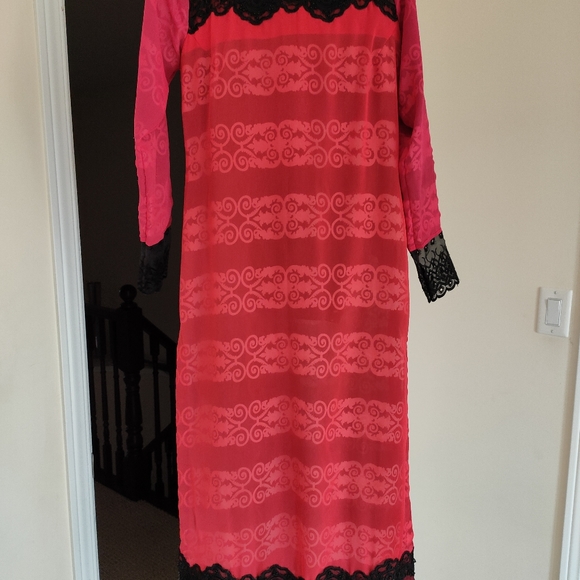 Indian suit, chicken plazo wit Georgette ku - Picture 1 of 7